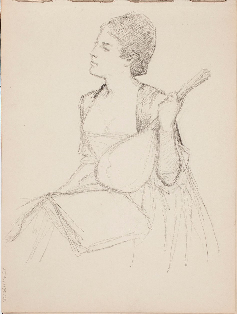 Utan titel av Albert Edelfelt