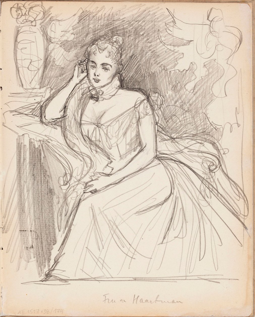 Utan titel av Albert Edelfelt