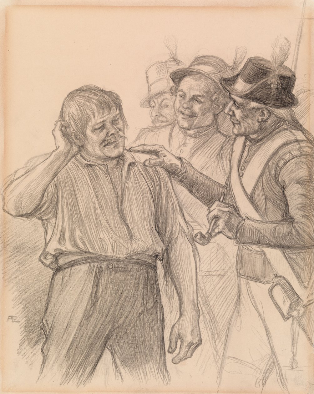 Utan titel av Albert Edelfelt