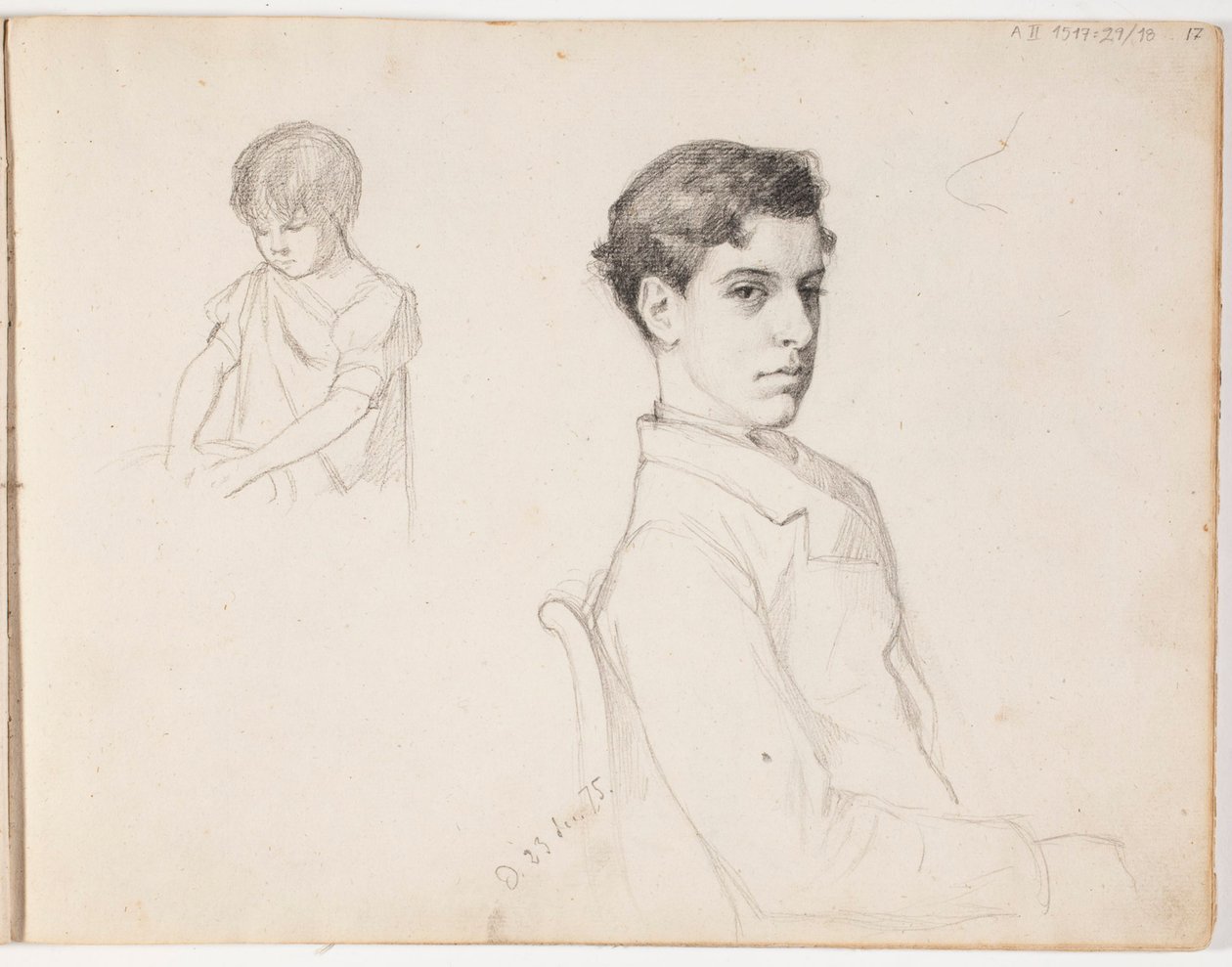 Utan titel av Albert Edelfelt