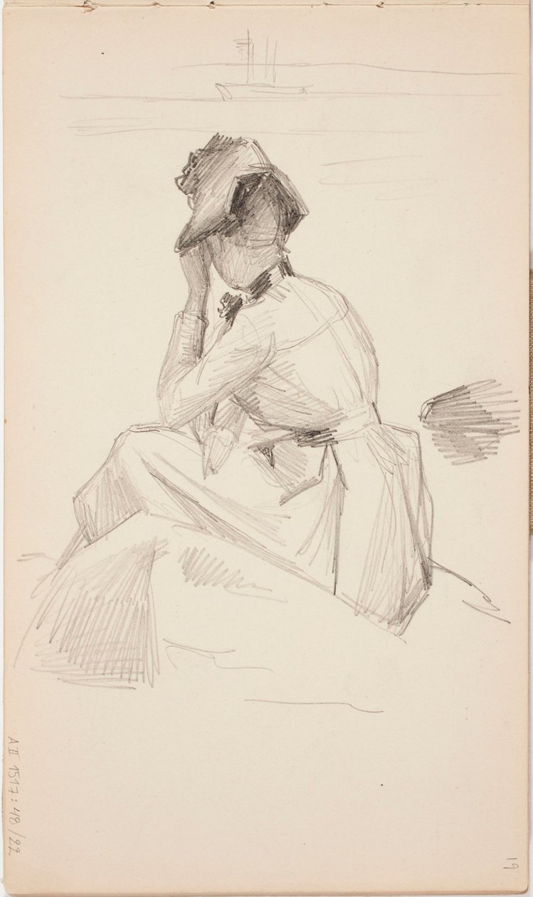 Utan titel av Albert Edelfelt