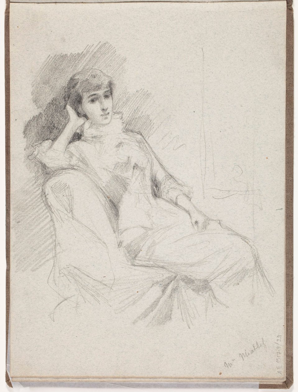 Utan titel av Albert Edelfelt