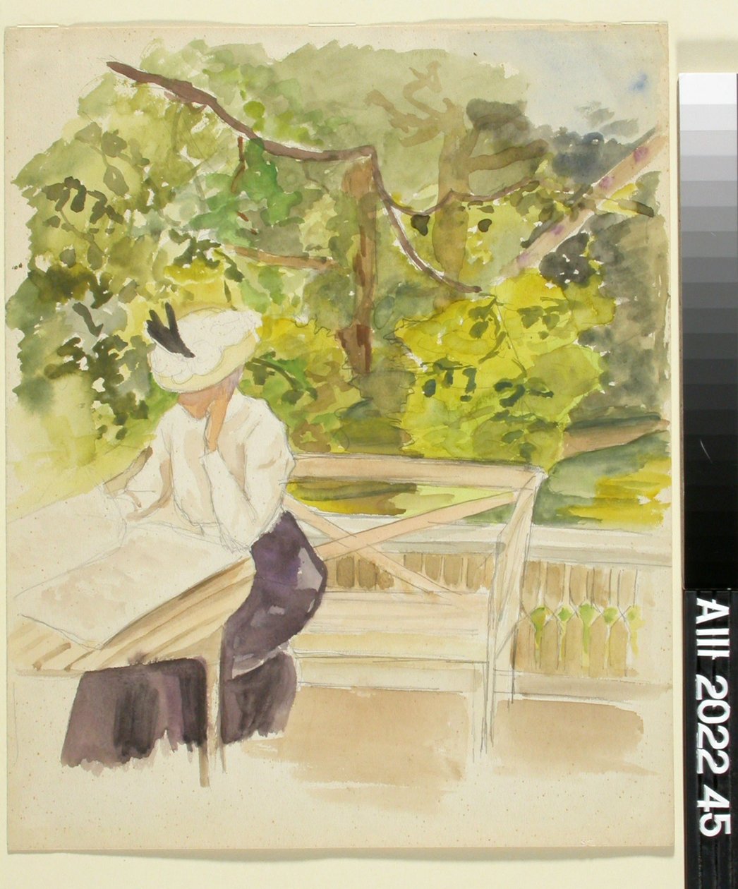 Utan titel av Albert Edelfelt