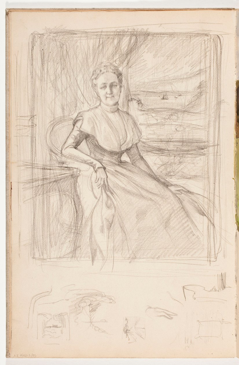 Utan titel av Albert Edelfelt
