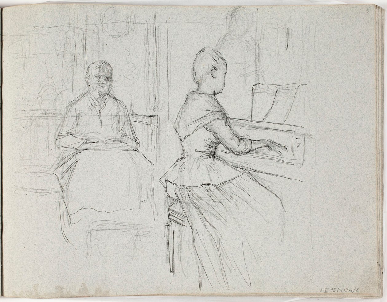 Utan titel av Albert Edelfelt