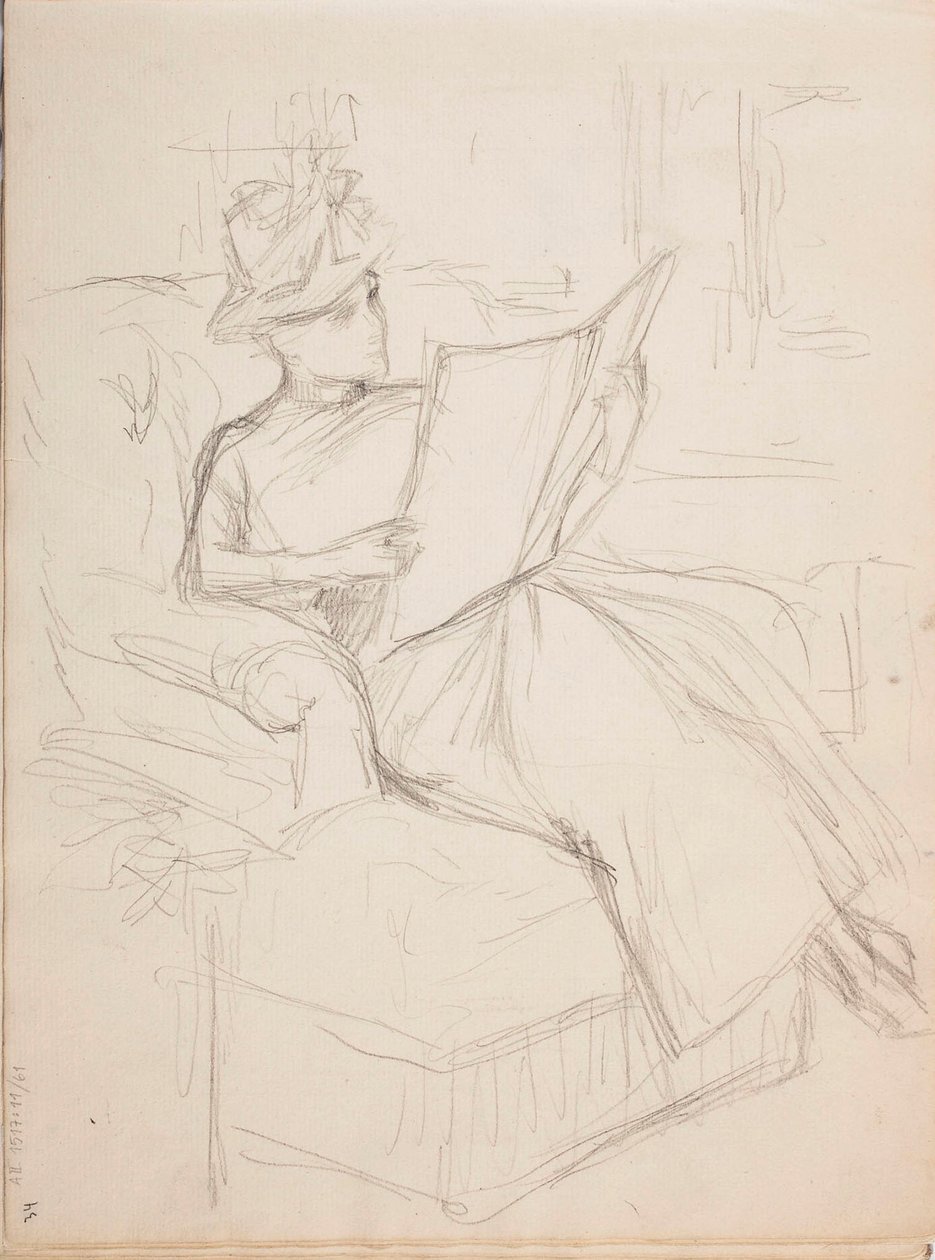 Utan titel av Albert Edelfelt