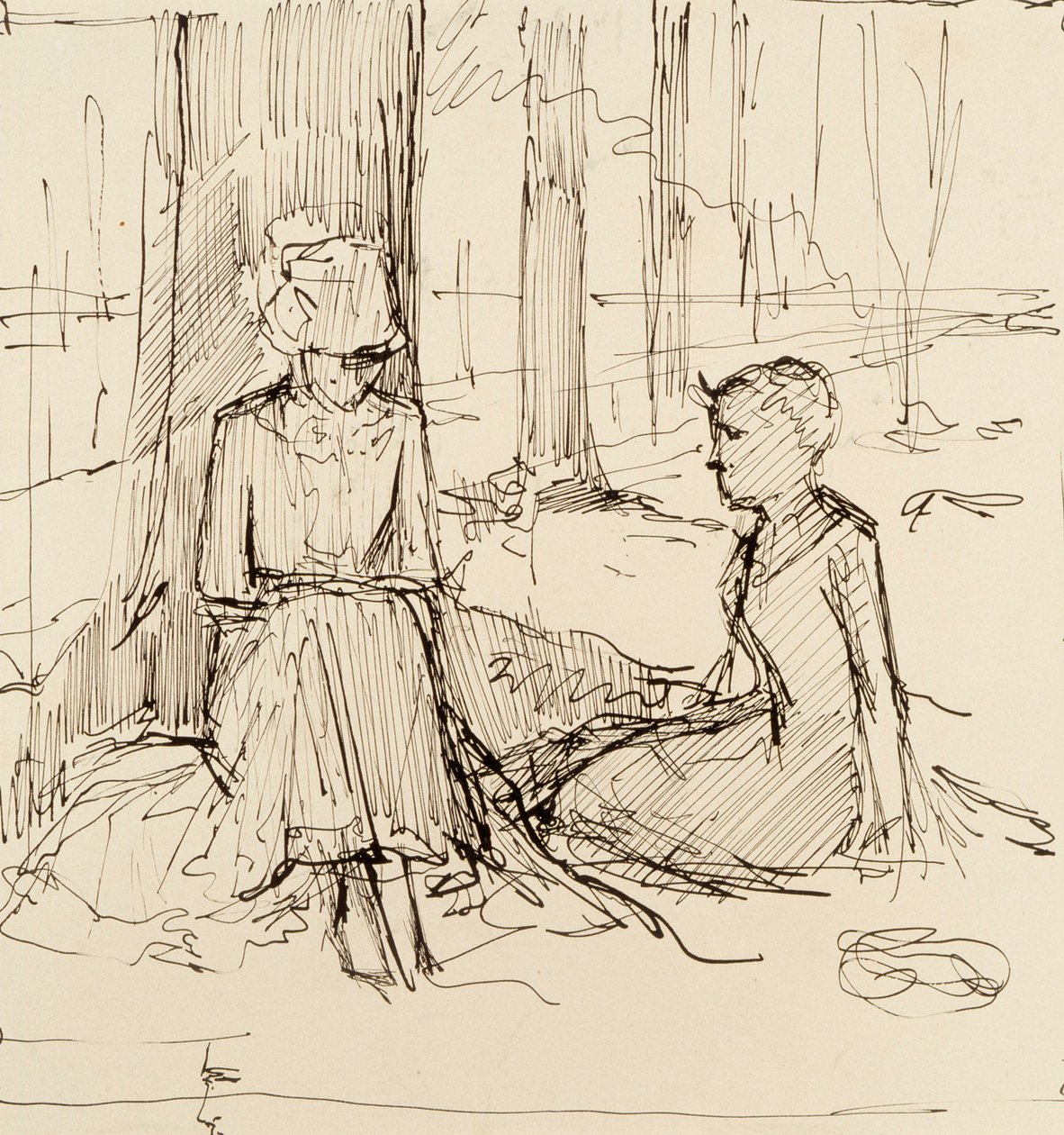Utan titel av Albert Edelfelt