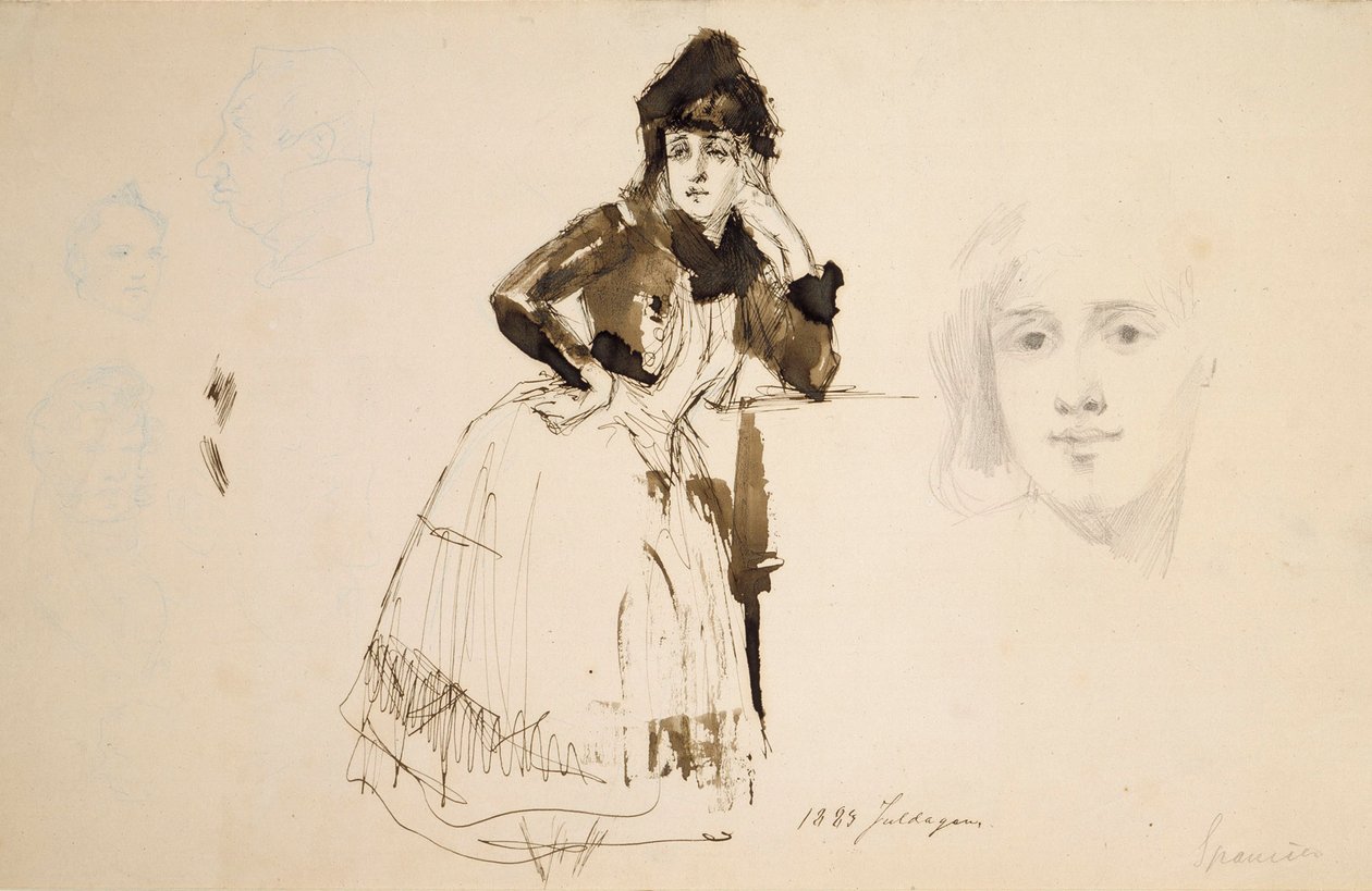 Utan titel av Albert Edelfelt