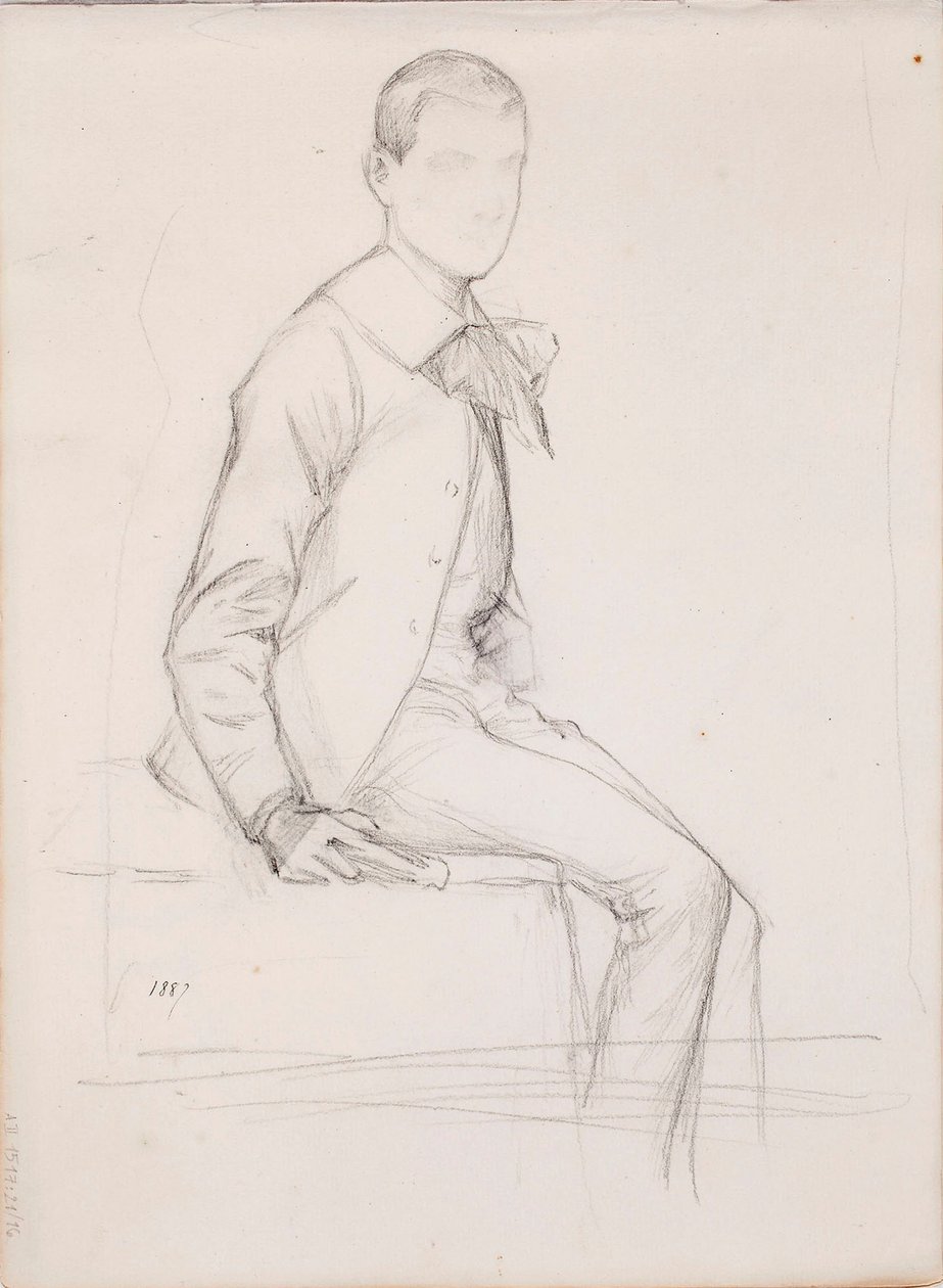 Utan titel av Albert Edelfelt