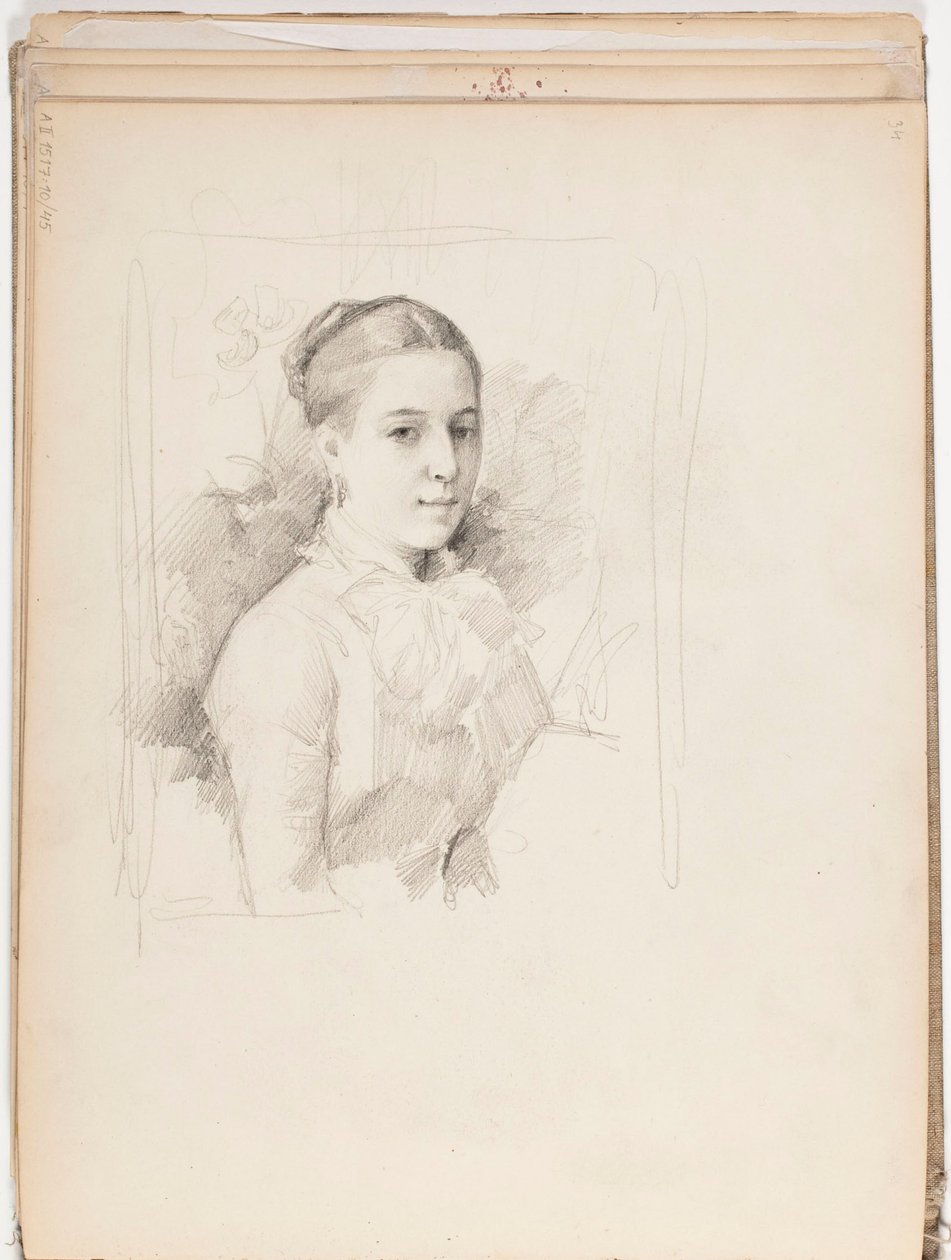 Utan titel av Albert Edelfelt