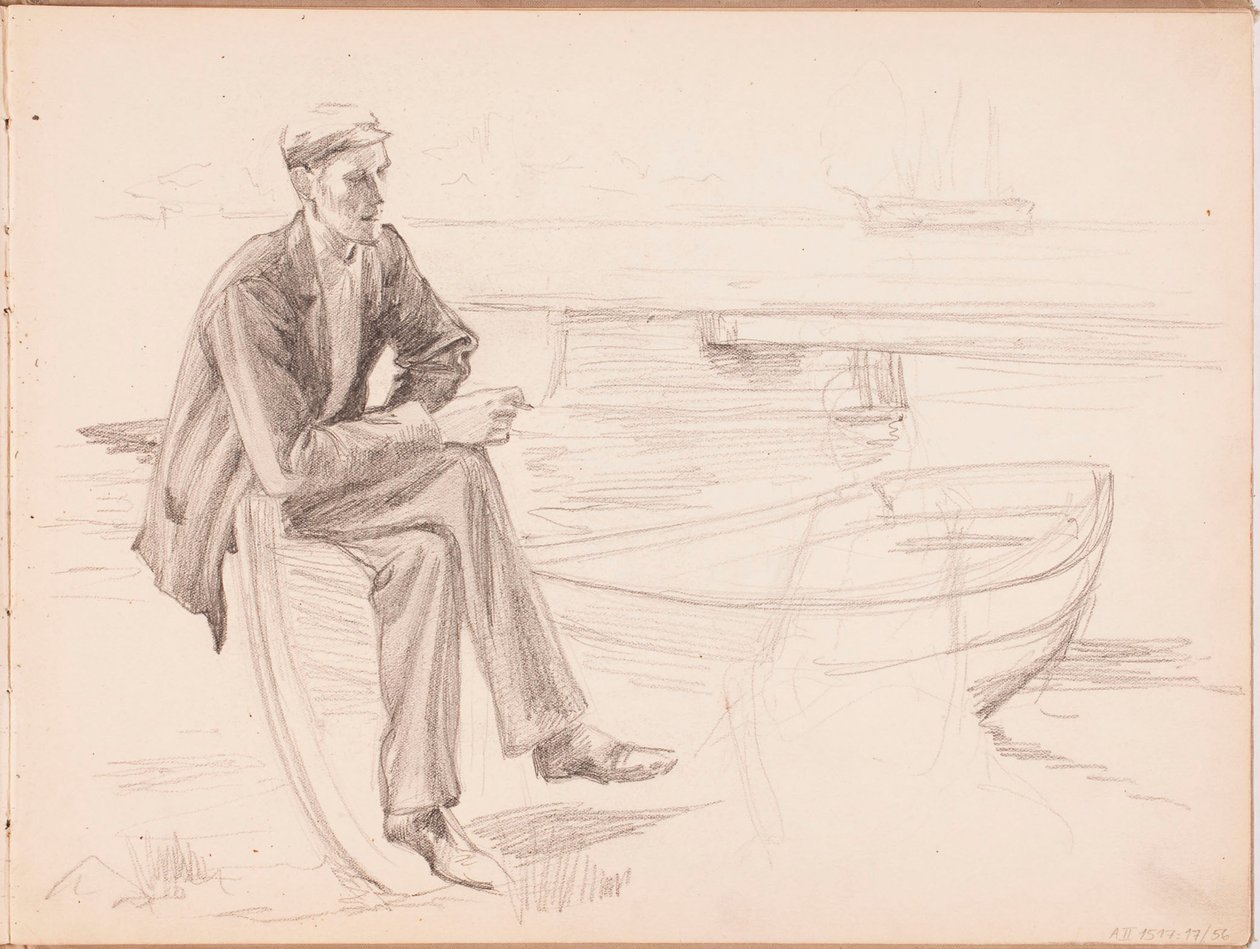 Utan titel av Albert Edelfelt
