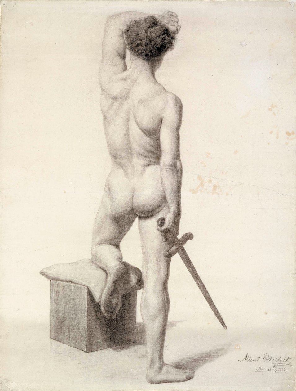 Utan titel av Albert Edelfelt