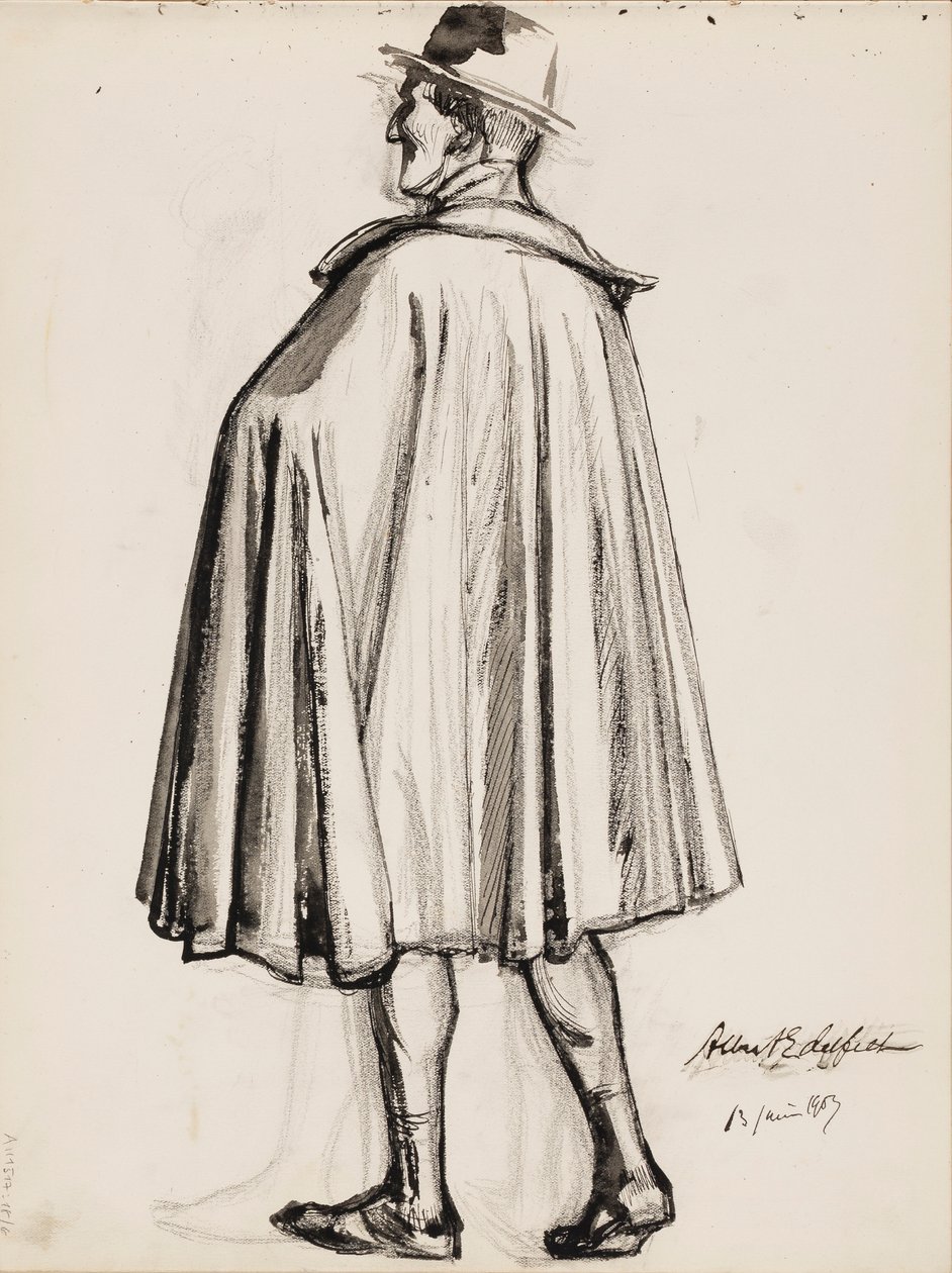 Man i slängkappa av Albert Edelfelt