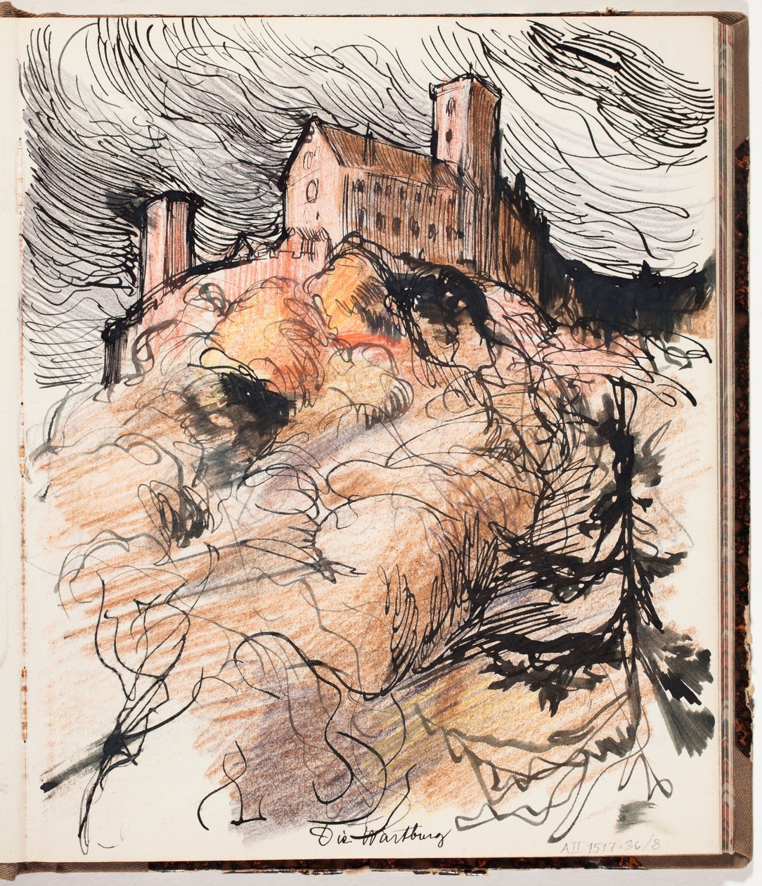 Wartburgs slott av Albert Edelfelt