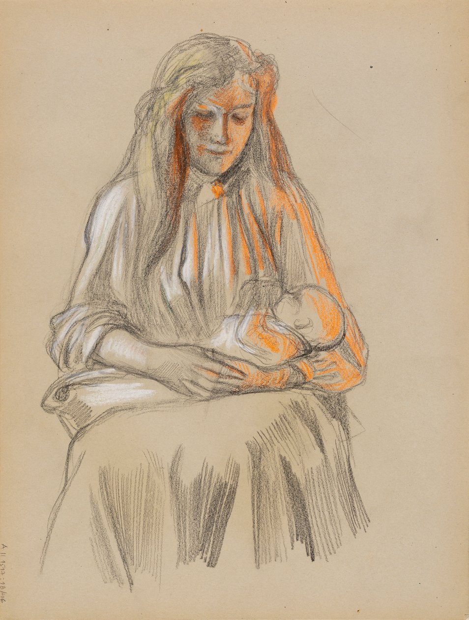 Mor och barn av Albert Edelfelt