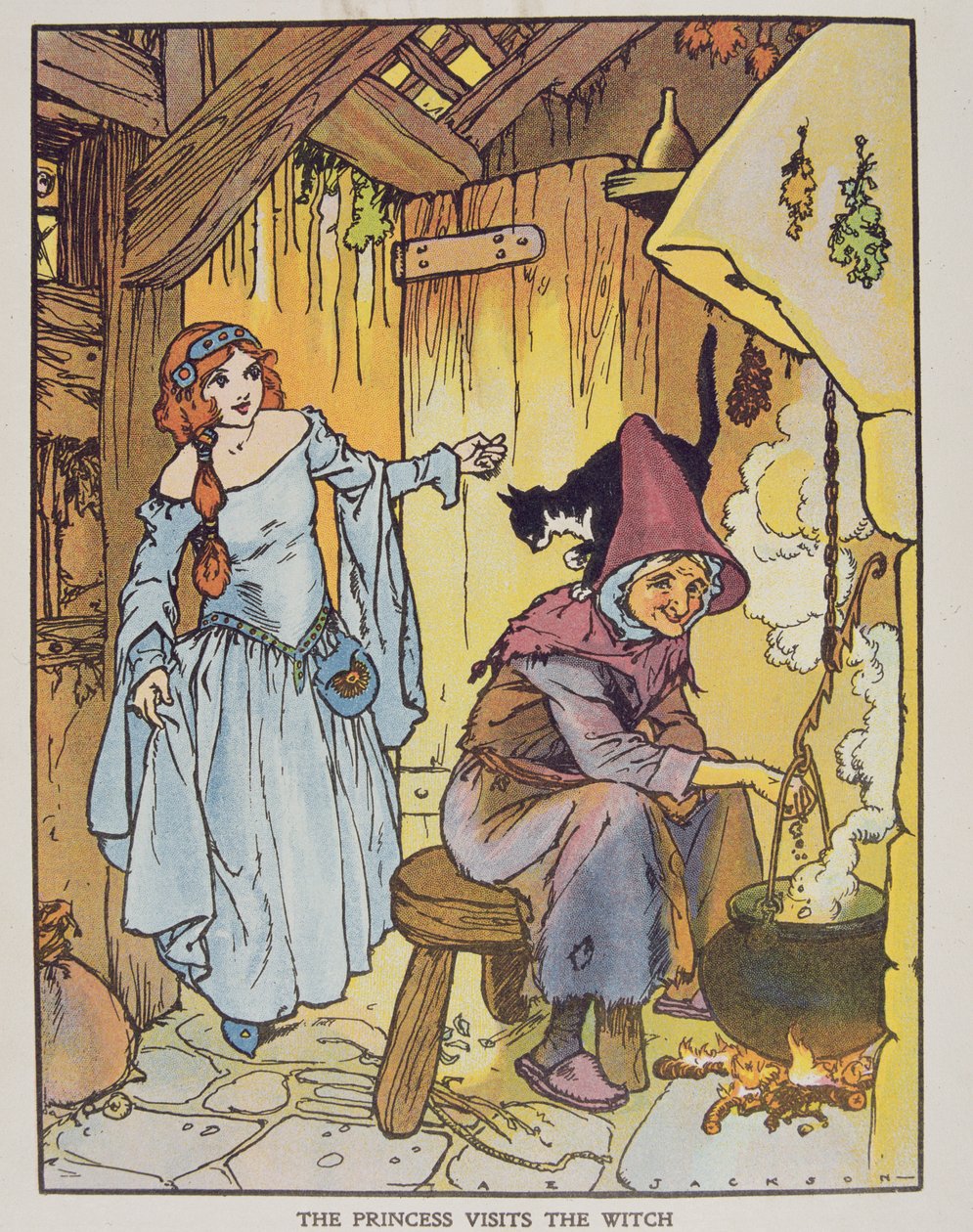Prinsessan besöker häxan från 