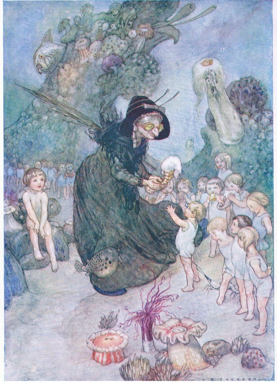 トムは、The Water Babies pub.by Humphrey Milford Oxford University Press、c.1930 (色リソ) スウェーデン語 av Albert Edward Jackson