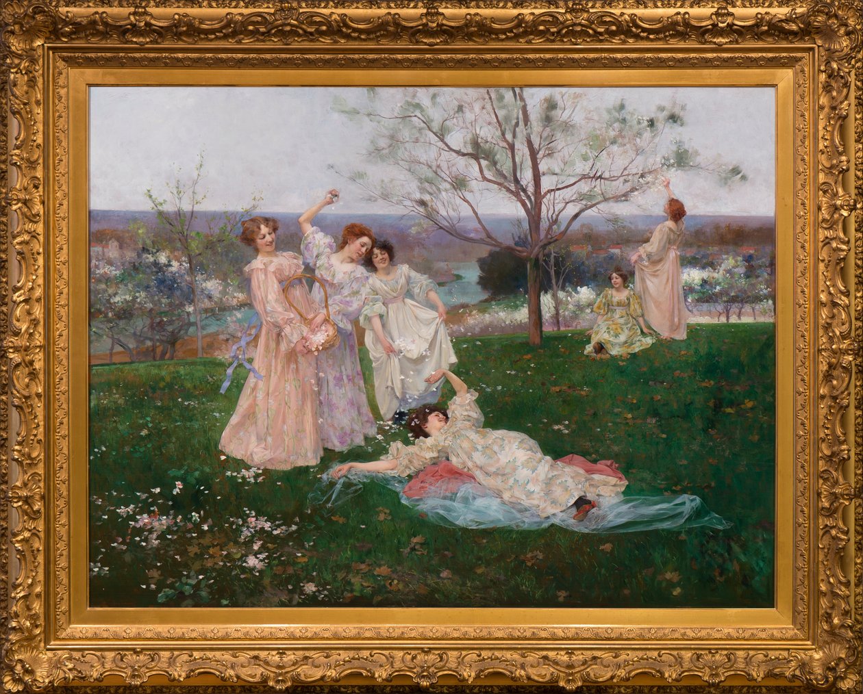 Vårblommor, c.1897 av Albert Emile Artigue