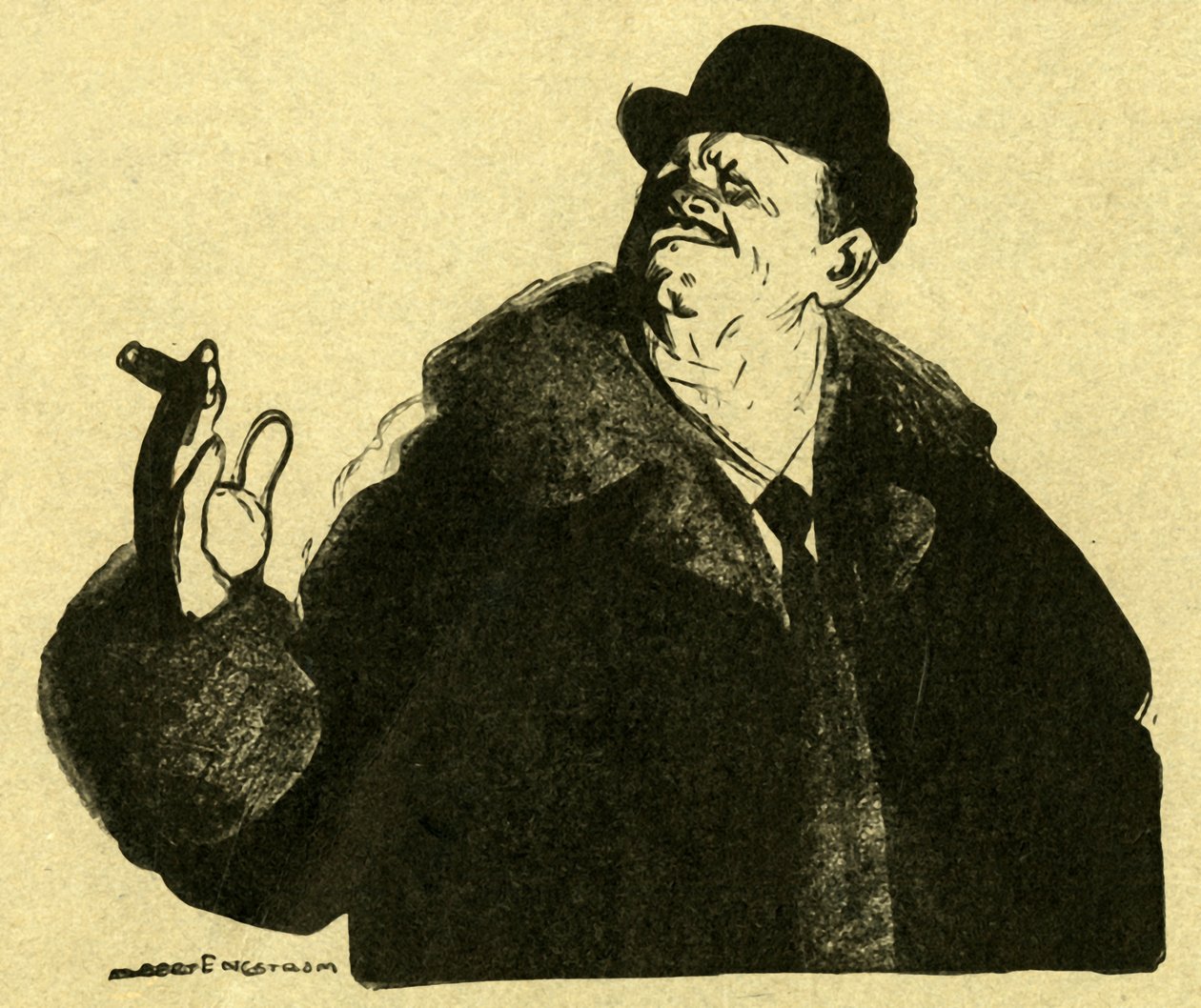 Entreprenören, tidigt 1900-tal. av Albert Engstrom