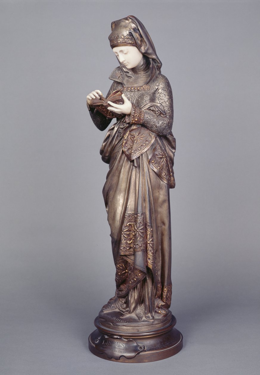The Reader (elfenben och bronsskulptur) av Albert Ernest Carrier Belleuse