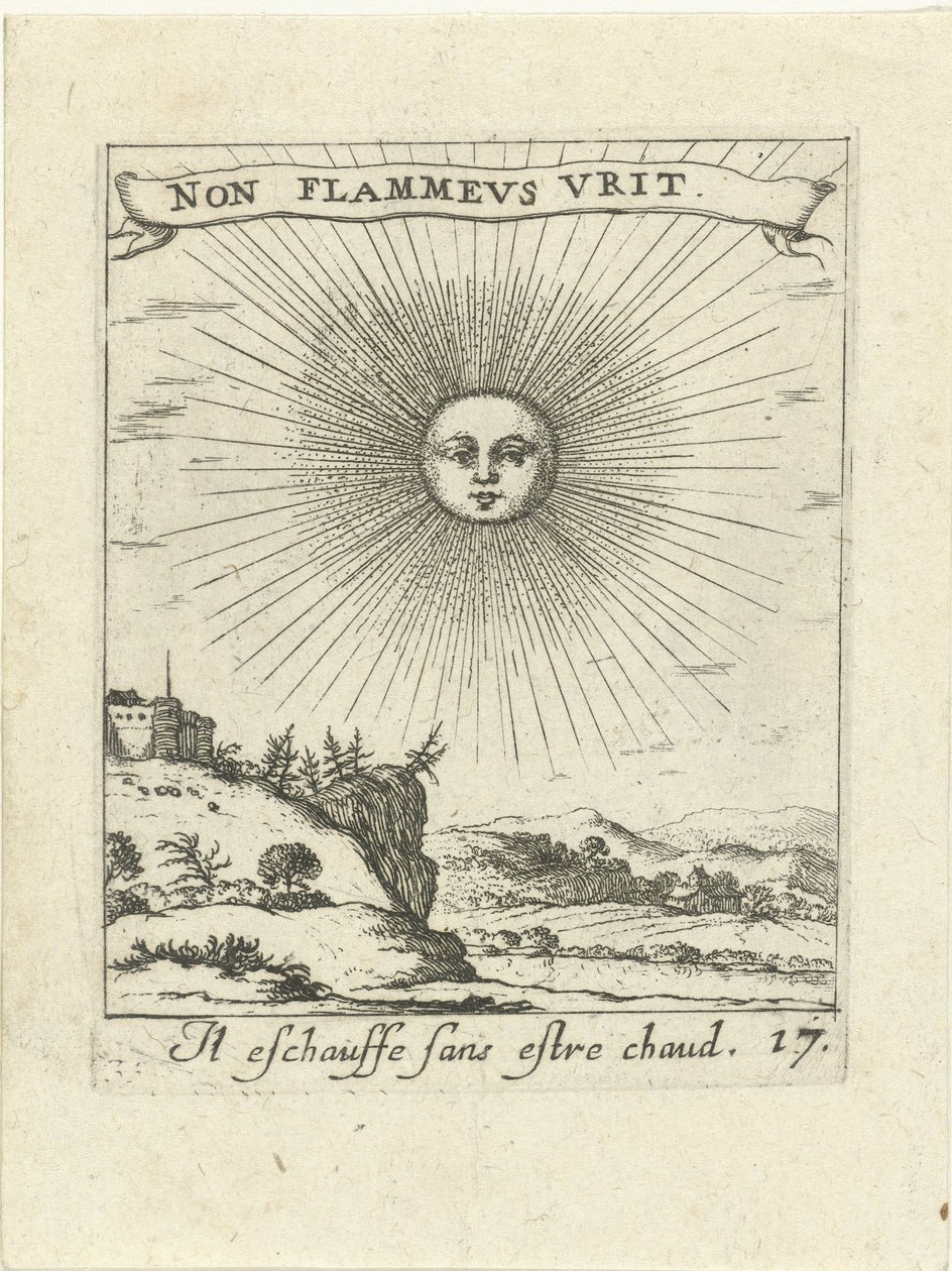 Strålande sol Moraliserande kärleksemblem (serietitel) Devises et emblesmes d