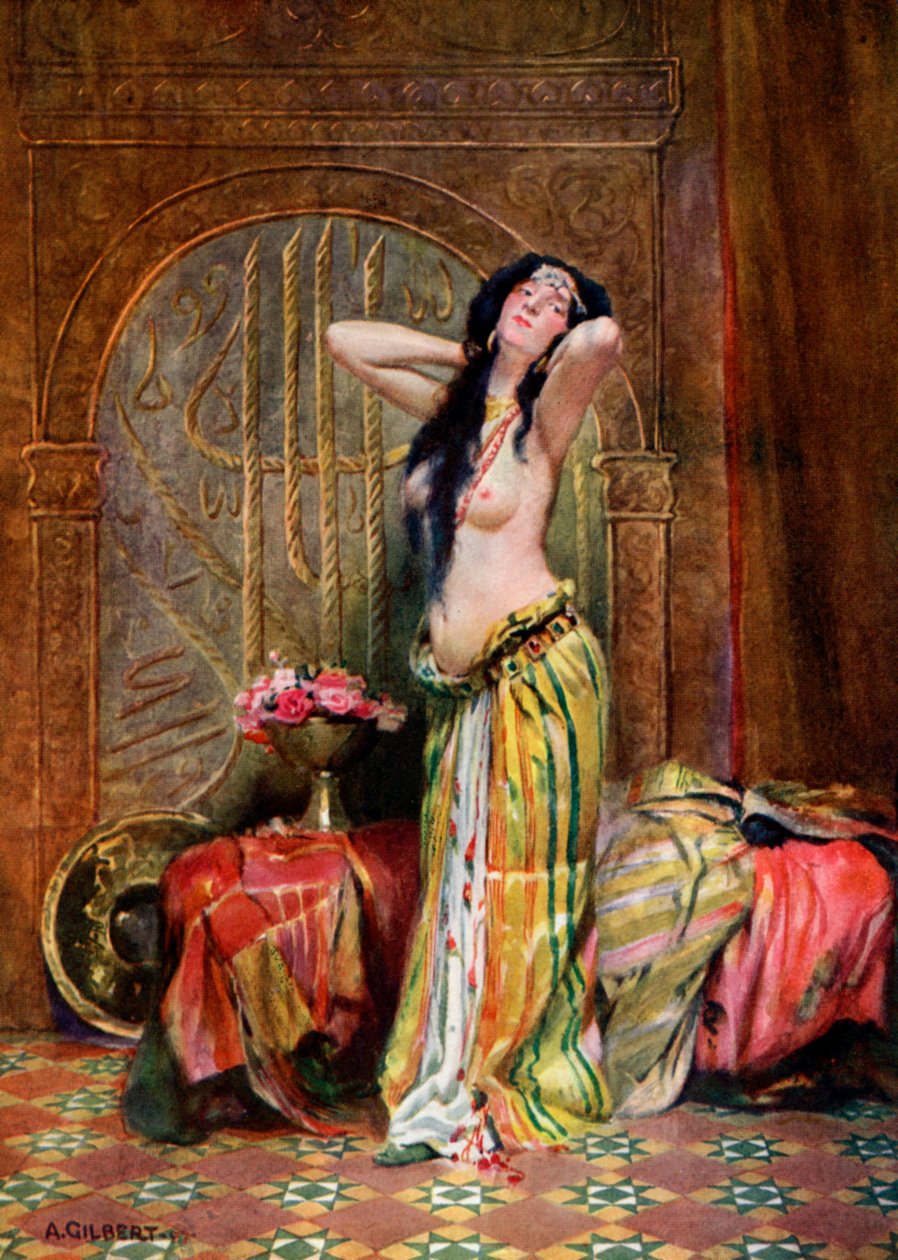 Östra flickan, 1908-1909. av Albert Gilbert