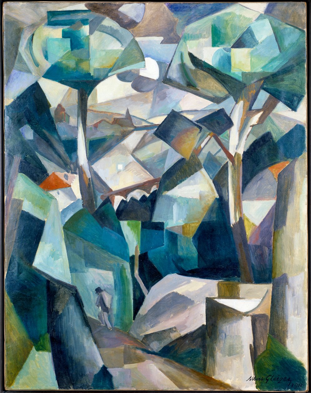 Landskap med karaktärer av Albert Gleizes
