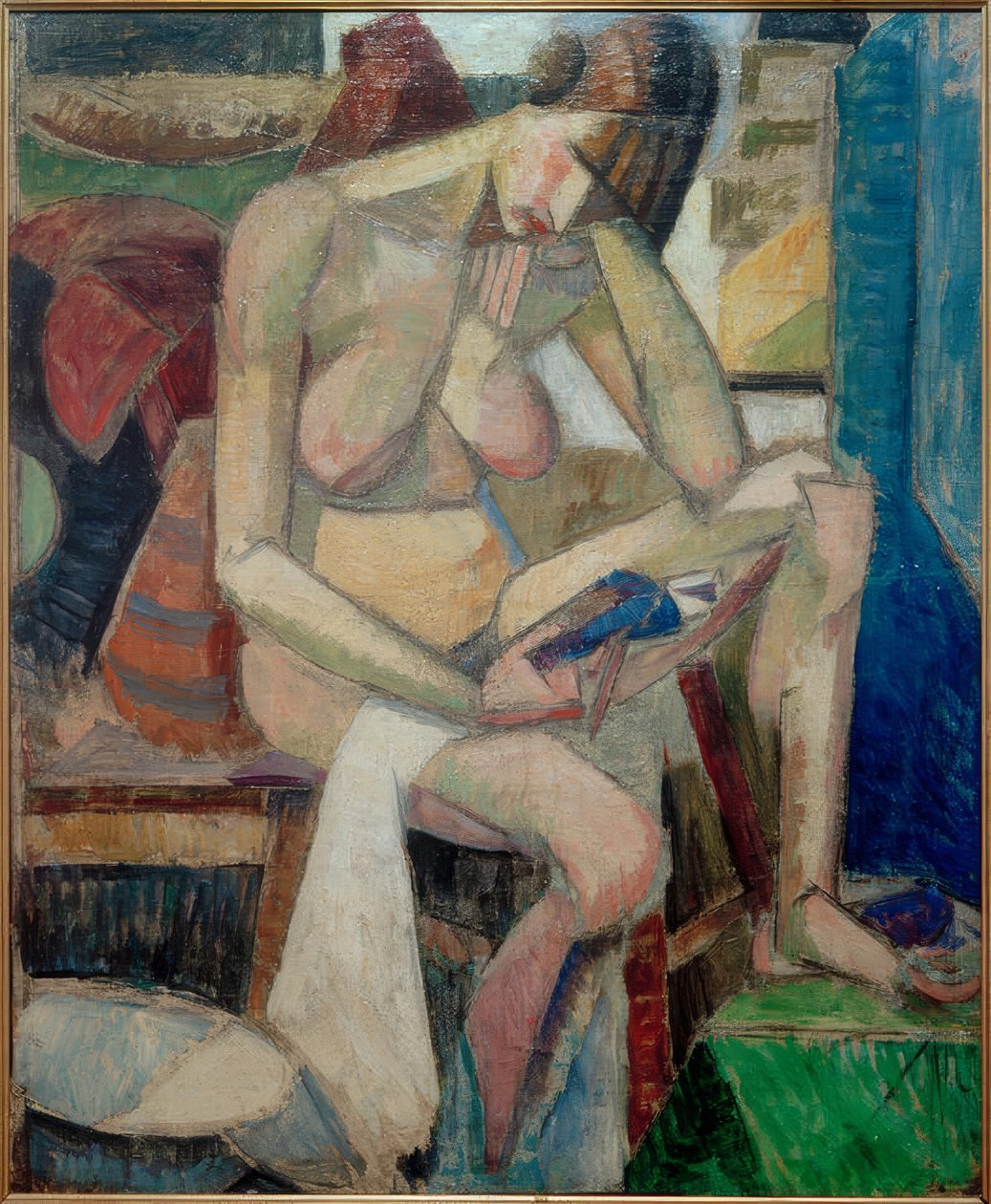 Sittande naken av Albert Gleizes