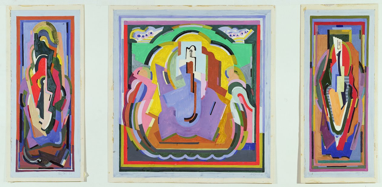Studie till en triptyk av Albert Gleizes