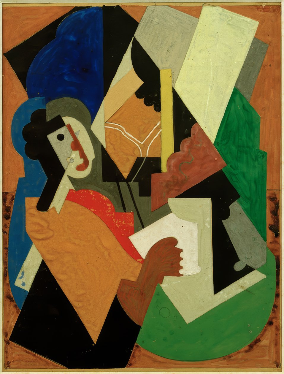Kvinna vid bordet av Albert Gleizes