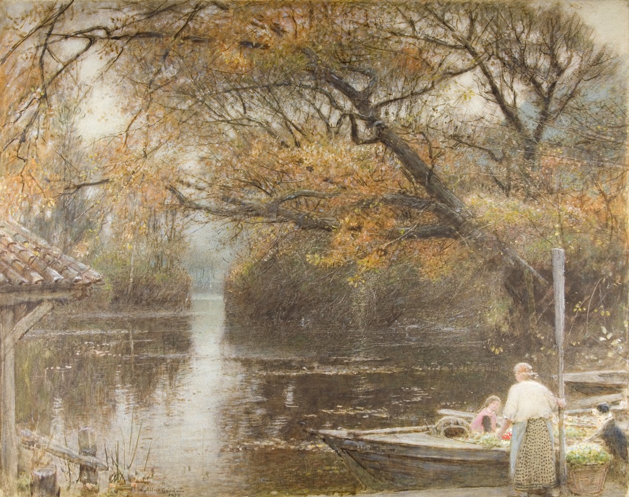Höstglöd av Albert Goodwin