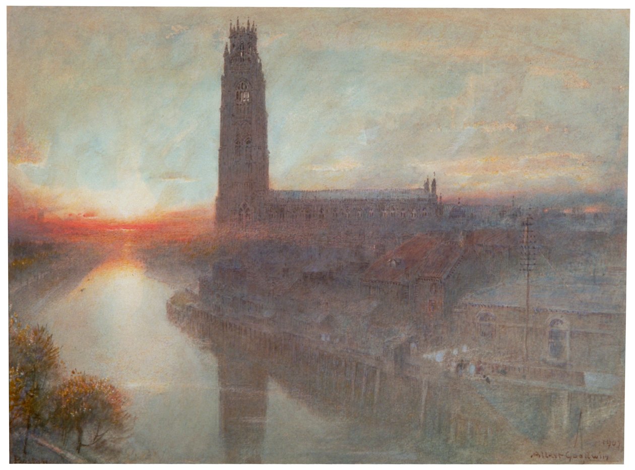 "Boston", 1907. av Albert Goodwin
