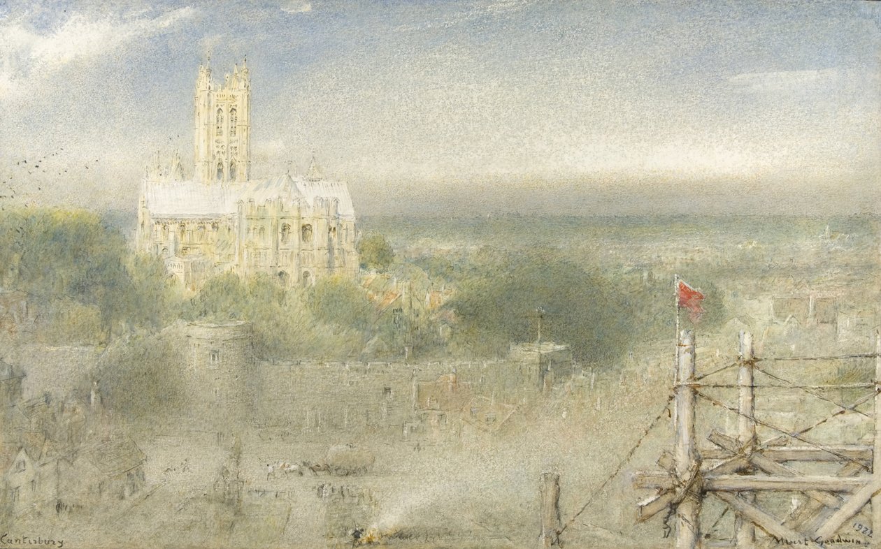 Canterbury av Albert Goodwin