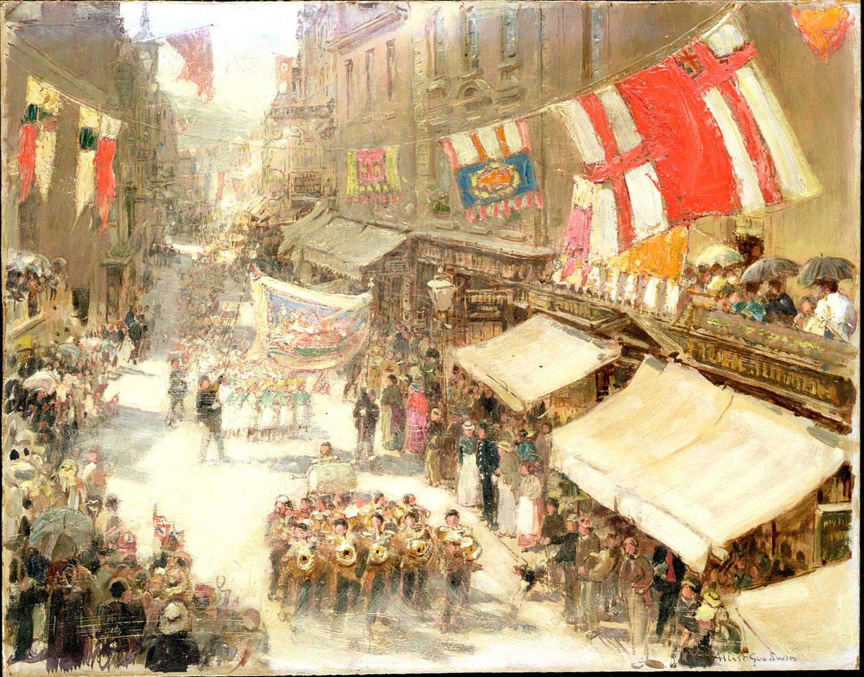 Ilfracombe, procession av Albert Goodwin