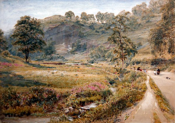 Matlock (akvarell på papper) av Albert Goodwin