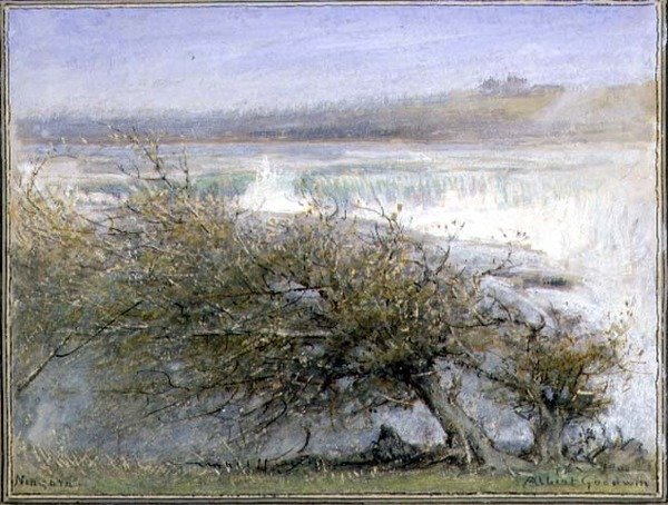Niagara på våren av Albert Goodwin