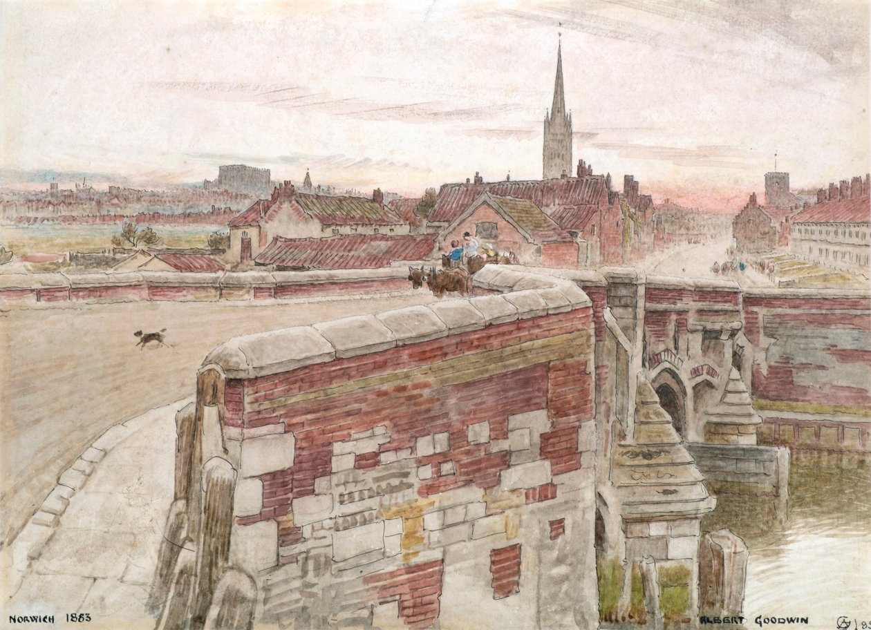 Norwich av Albert Goodwin