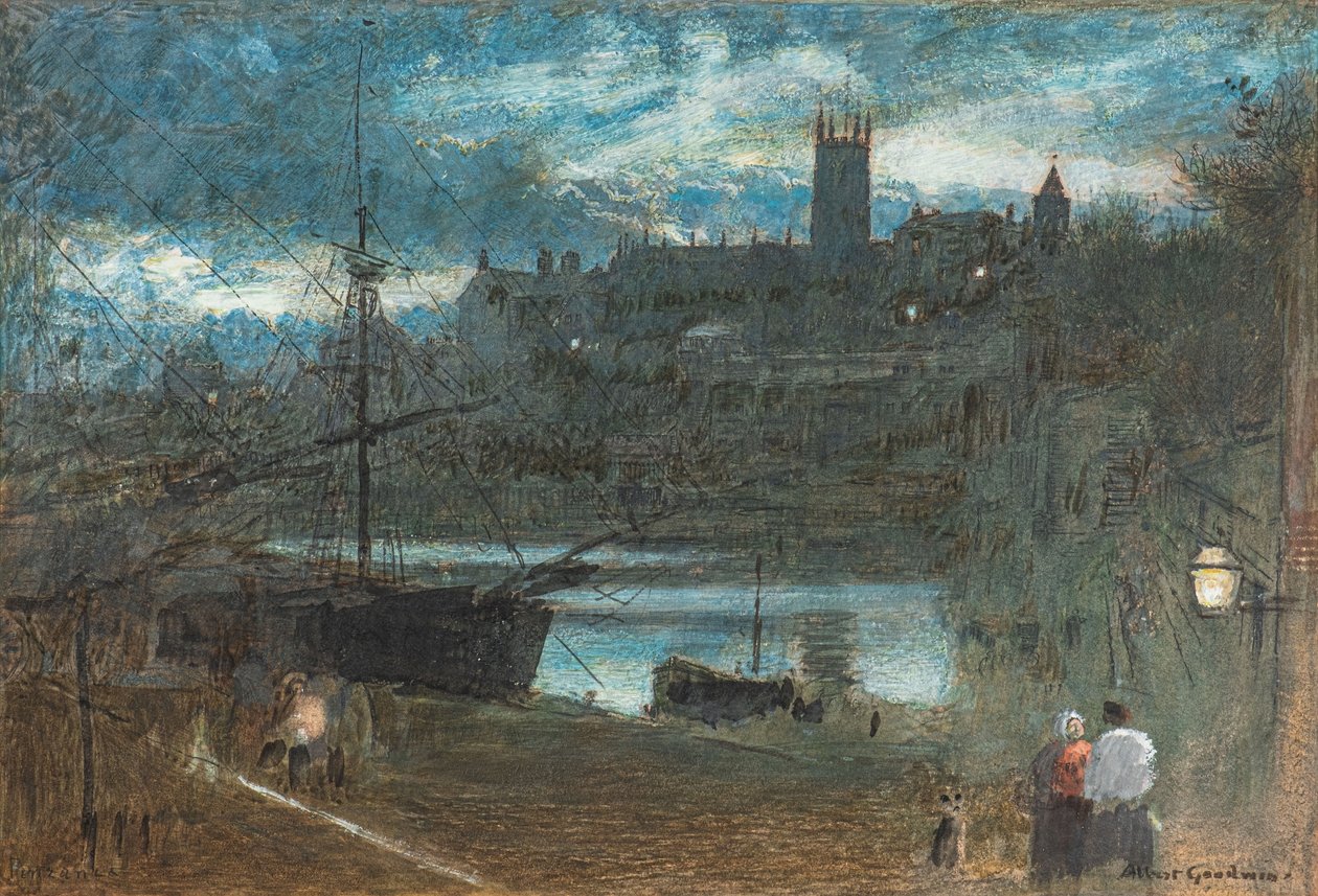Penzance (akvarell) av Albert Goodwin