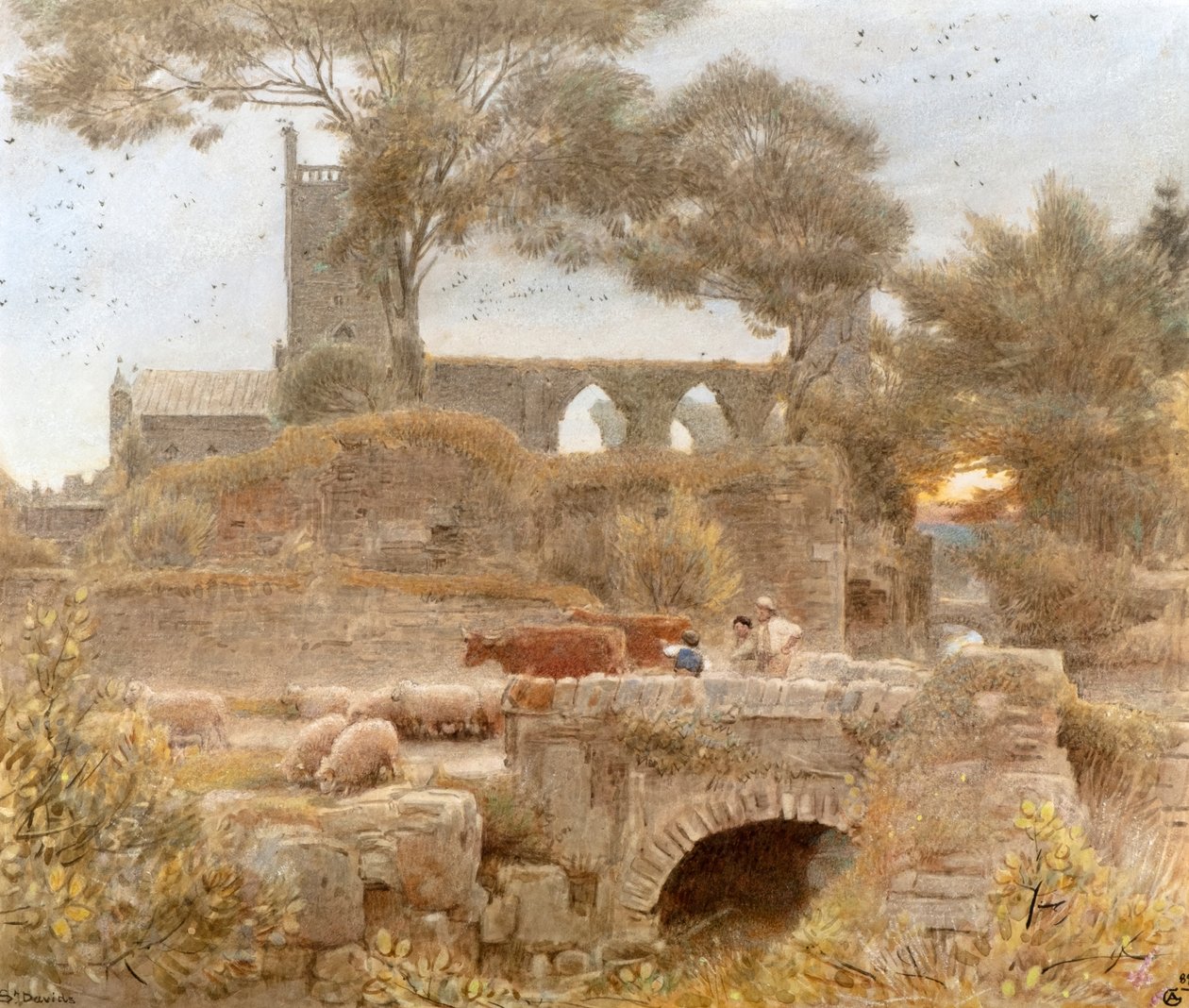 St Davids av Albert Goodwin