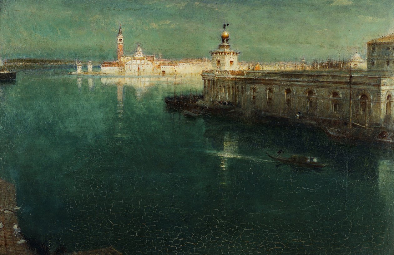 St Giorgio från hustopparna, 1905-1906 av Albert Goodwin