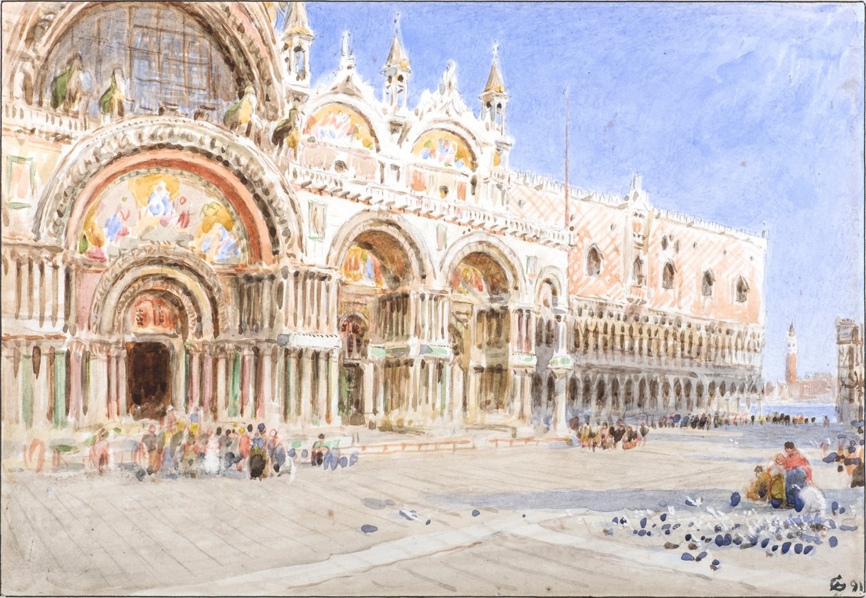 St Marks, Venedig av Albert Goodwin