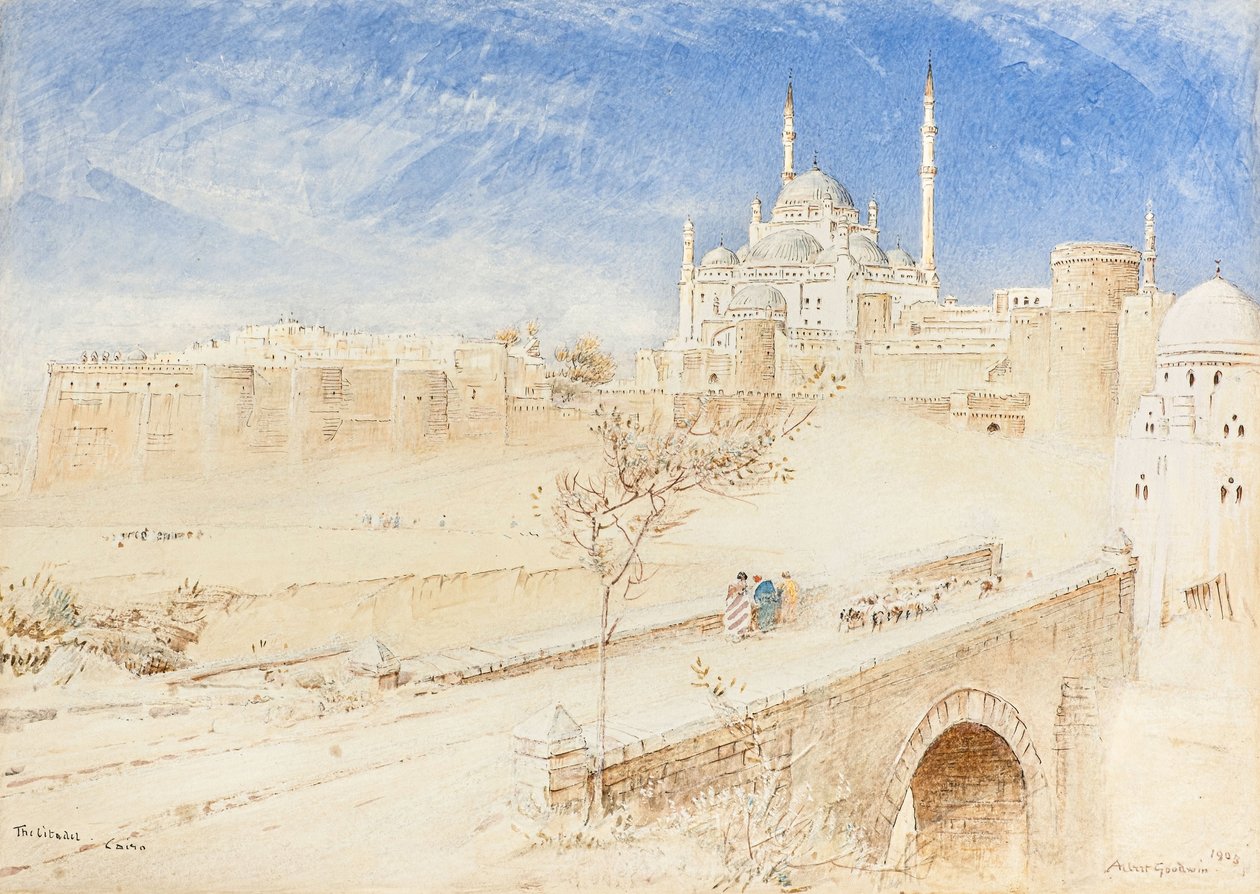 Citadellet, Kairo av Albert Goodwin