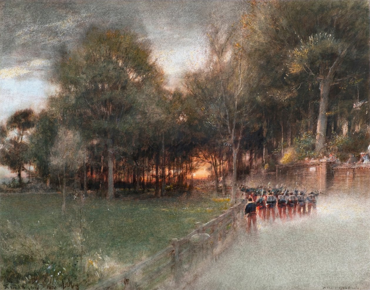 Vägen till "ära" av Albert Goodwin