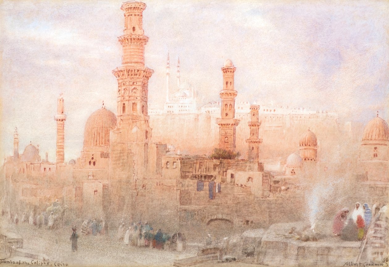 Kalifernas gravar, Kairo av Albert Goodwin
