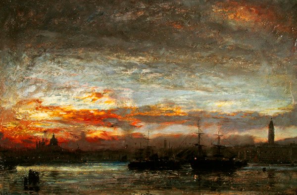 Venedig av Albert Goodwin