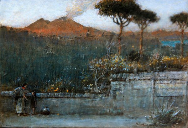 Vesuvius av Albert Goodwin