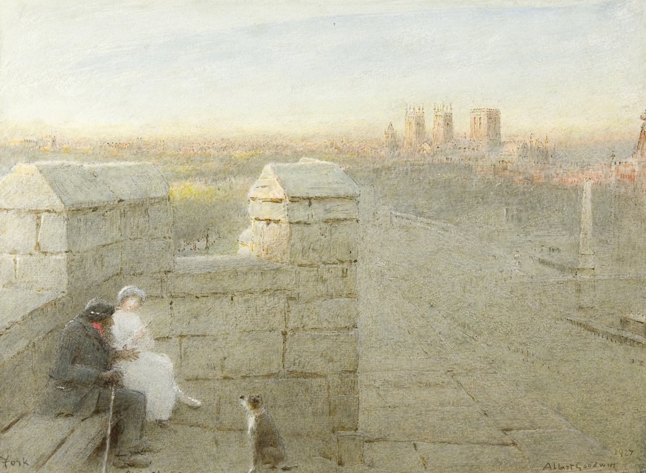 York, forntida historia av Albert Goodwin