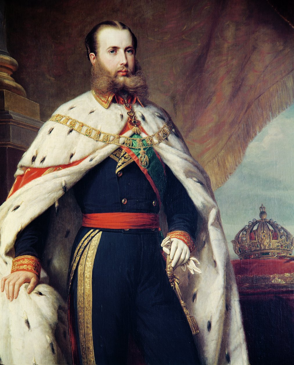Maximilian av Hapsburg-Lorraine (1832-67) kejsare av Mexiko, 1865 (se även 233828) av Albert Graefle