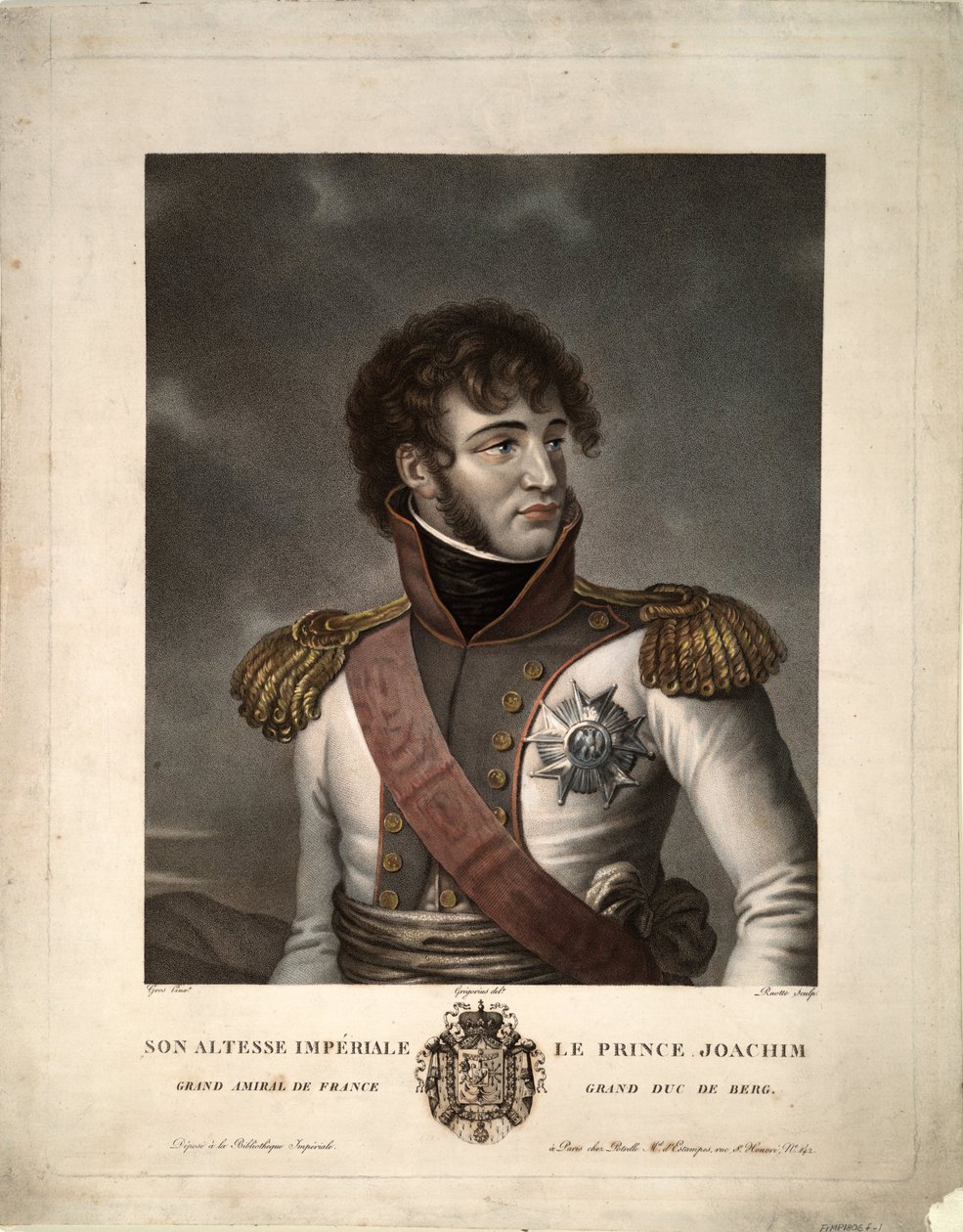 Porträtt av Joachim Murat, ca 1806 av Albert Gregorius