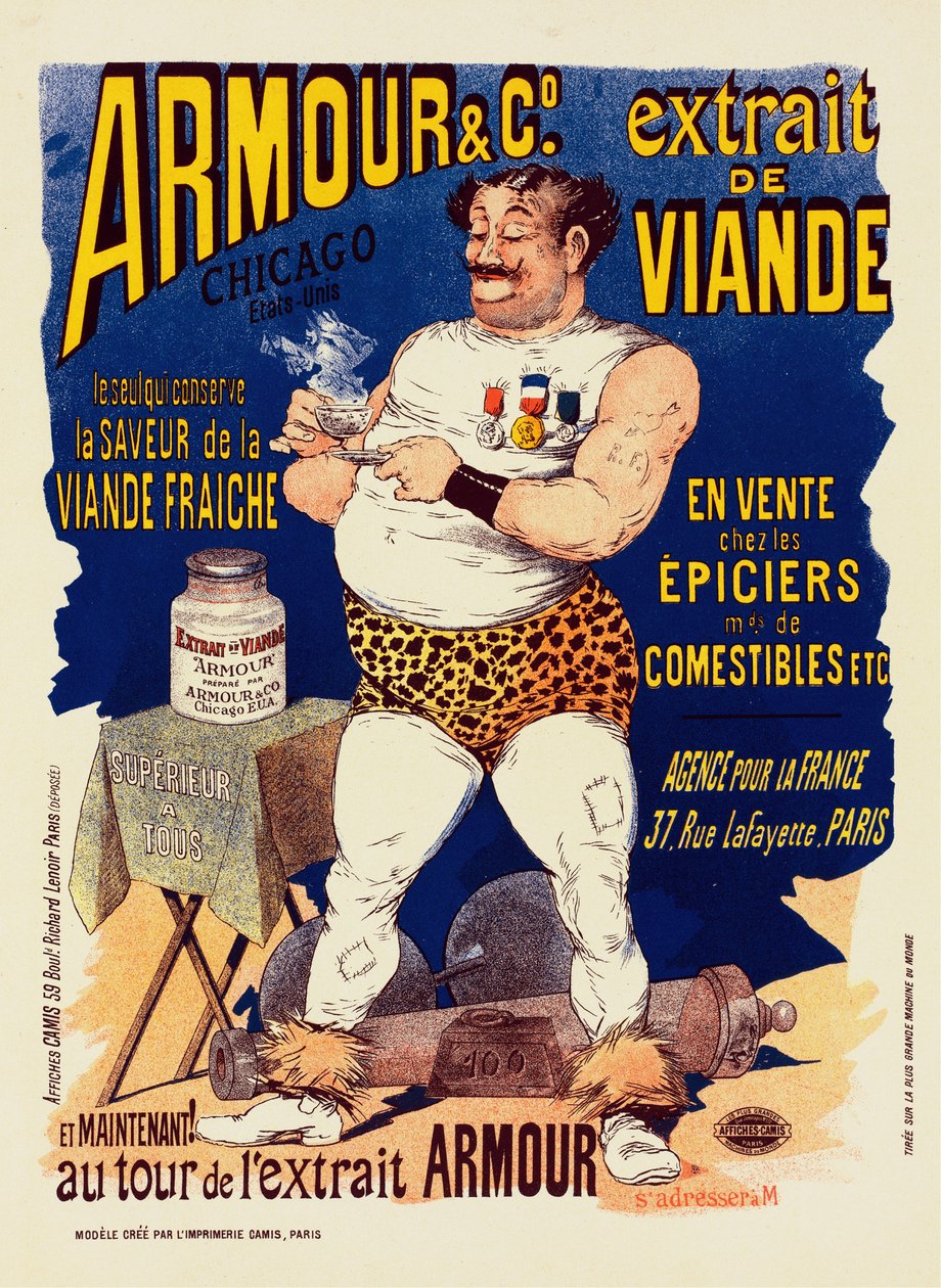Armor & Co. Köttextrakt, 1891. av Albert Guillaume